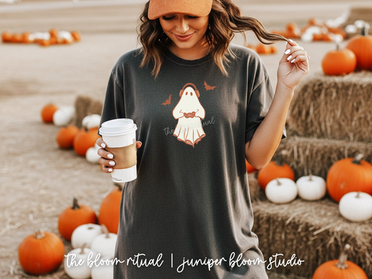 retro gamer ghosts comfort colors shirt | halloween gift for fall autumn gamer ghost