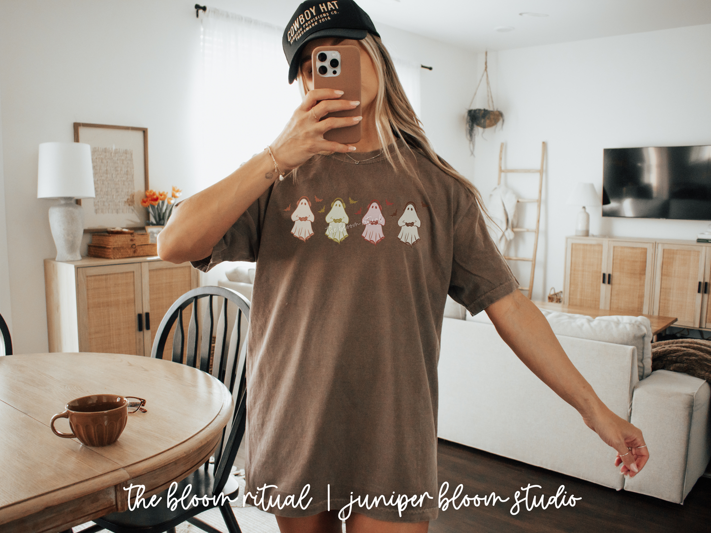 colorful retro gamer ghosts comfort colors shirt | halloween gift for fall autumn gamer ghosts