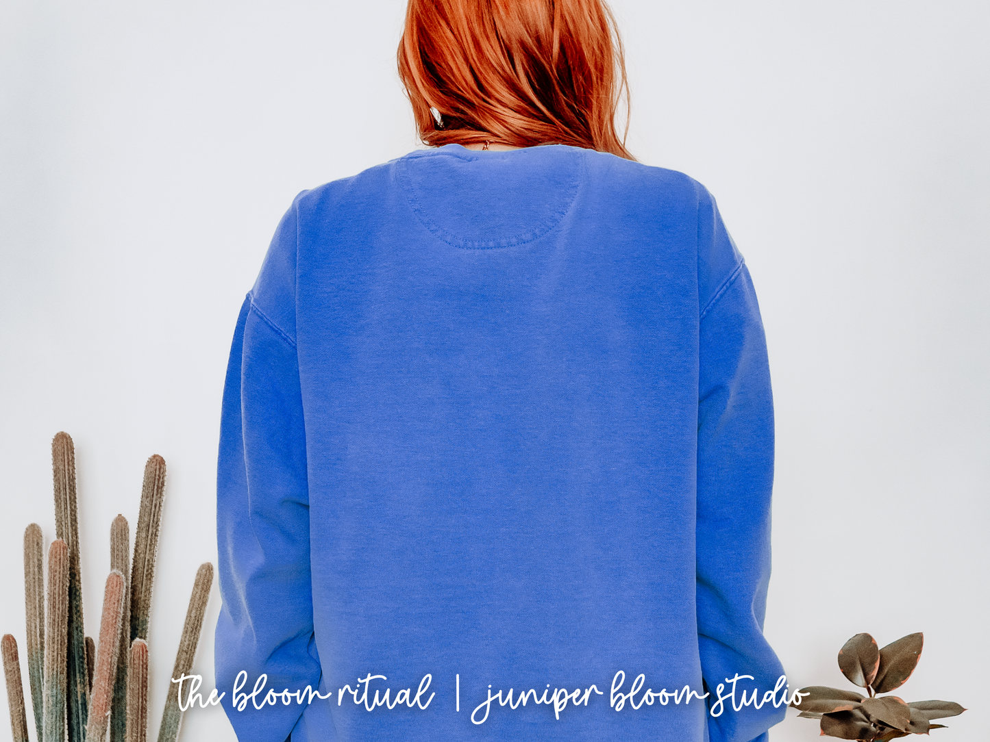 blue chicken theme pixel art cozy crewneck sweatshirt | cozy gift for gamers