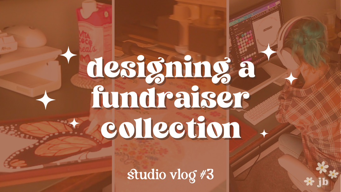 studio vlog #3  |  designing a fundraiser collection - CHIRLA