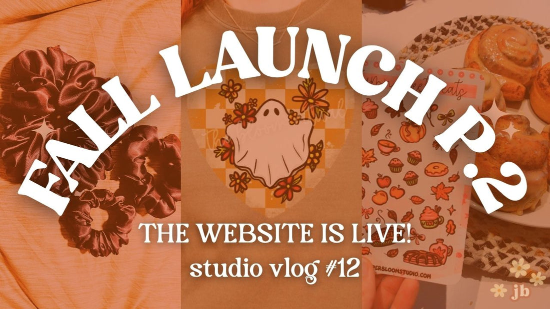 studio vlog #12  |  fall launch part 2