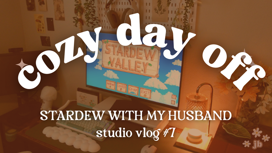 studio vlog #7  |  cozy day off