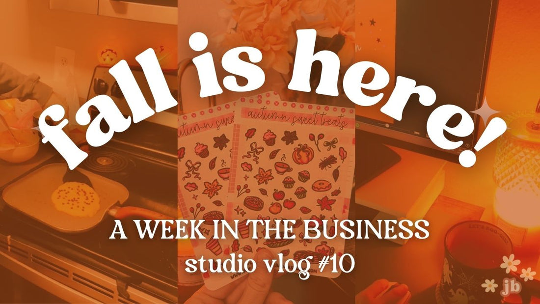 studio vlog #10  |  fall is here!  (a week in the business)