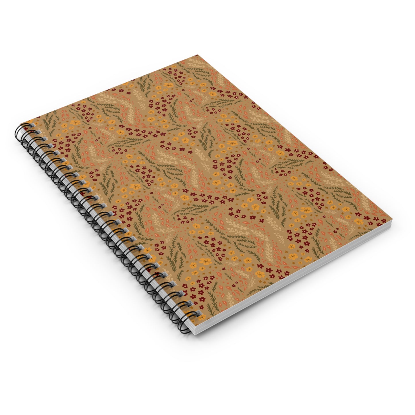 fall florals spiral notebook  |  journaling, note-taking, gifts, back to school
