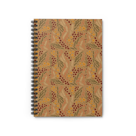 fall florals spiral notebook  |  journaling, note-taking, gifts, back to school