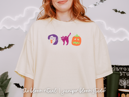spooky cookies comfort colors shirt  |  halloween gift for fall autumn cookie shirt