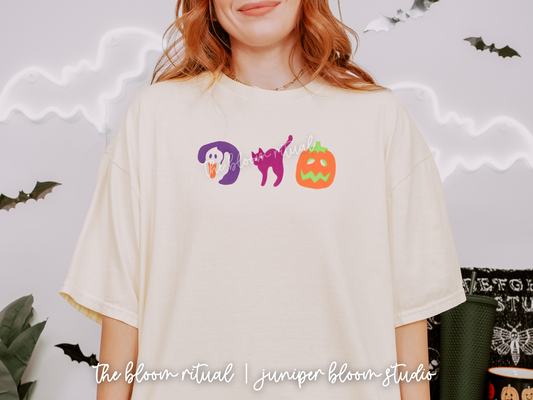 spooky cookies comfort colors shirt  |  halloween gift for fall autumn cookie shirt
