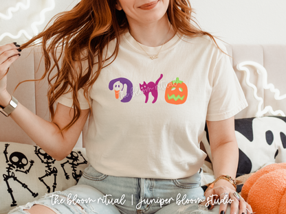 spooky cookies comfort colors shirt  |  halloween gift for fall autumn cookie shirt