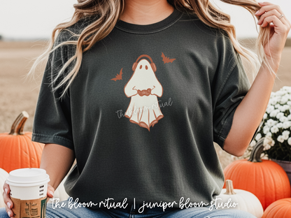 retro gamer ghosts comfort colors shirt  |  halloween gift for fall autumn gamer ghost