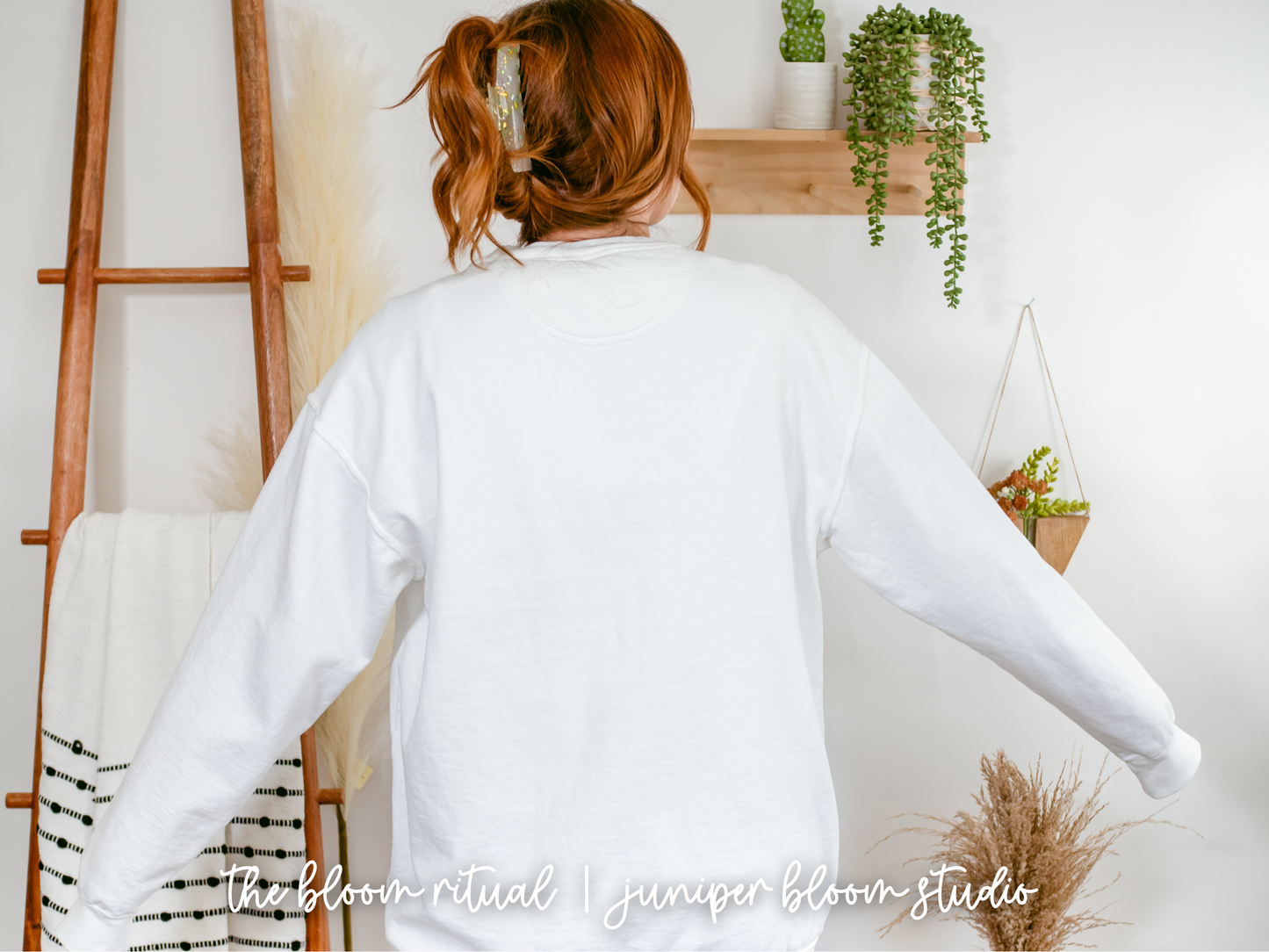 gifts for haley pixel art cozy crewneck sweatshirt  |  cozy gift for gamers