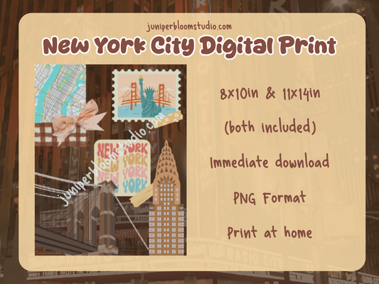 city printable wall art  |  nyc new york print-at-home digital download