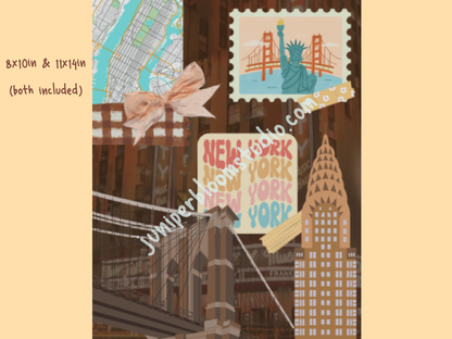 city printable wall art  |  nyc new york print-at-home digital download